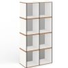 Aktenpack Regal MDF beschichtet weiß 01