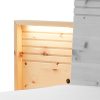 AlpenZirbe Nachtkasten Sonus Zirbe (gebürstet, geölt) 50 cm komplett massiv ohne Aufsatz