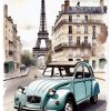 Artland Wandbild "2CV - die bekannte Ente" 1 Stk. tlg. als Alubild, Leinwandbild, Poster, Wandaufkleber in verschied. Größen