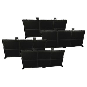 Vhbw 4x Aktivkohlefilter Kompatibel Mit Siemens Li67ra530  Li64la530/03, Li67ra530/02, Li67ra530/01, Li67ra530/03 Dunstabzugshaube