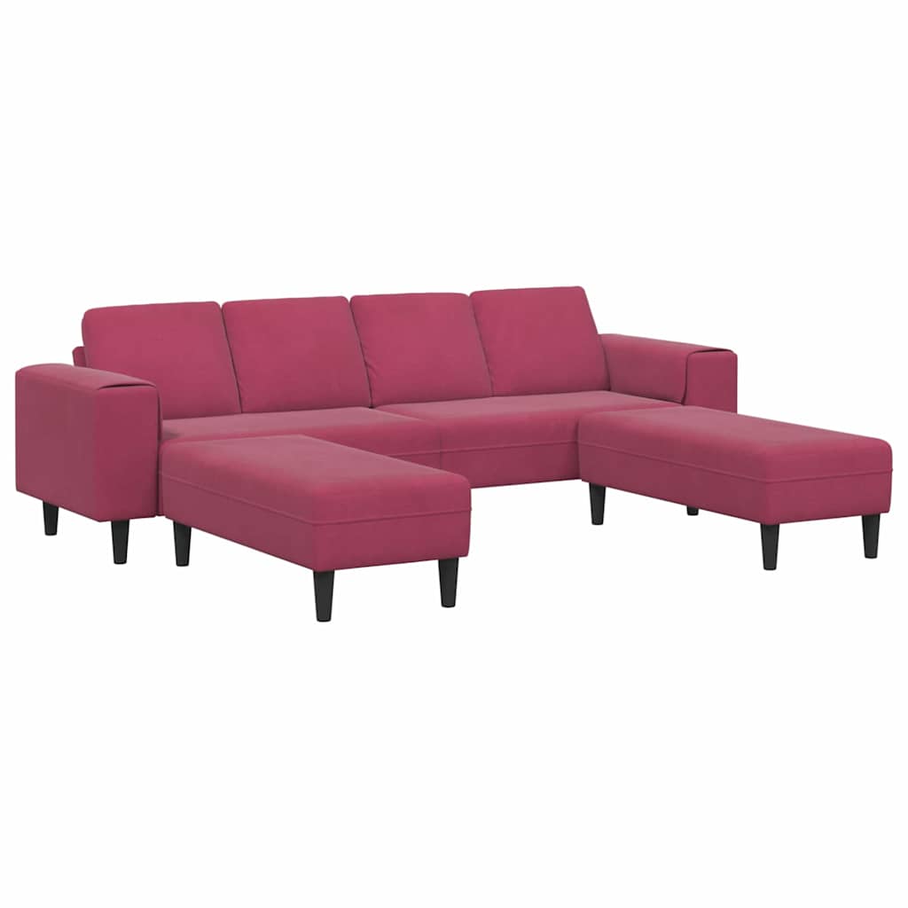 Wohnzimmer Couch 3 Stk. Weinrot Vidaxl Wohnzimmer Couch 3 Stk. Weinrot Vidaxl