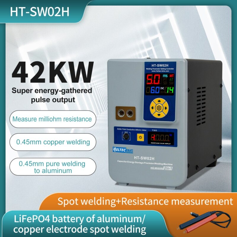 Battery Spot Welder Max 42KW Capacitor 18650 Battery Welding Machine