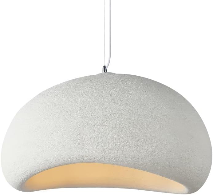 Moderne Deckenleuchten, Durchmesser 40 Cm, Esszimmer, Küche, Flur, Restaurant-pendelleuchte, E27, Japanischer Wabi-sabi-stil, Vogelnestlampe (1 Packung, Weiß) Moderne Deckenleuchten, Durchmesser 40 Cm, Esszimmer, Küche, Flur, Restaurant-pendelleuchte, E27, Japanischer Wabi-sabi-stil, Vogelnestlampe (1 Packung, Weiß)