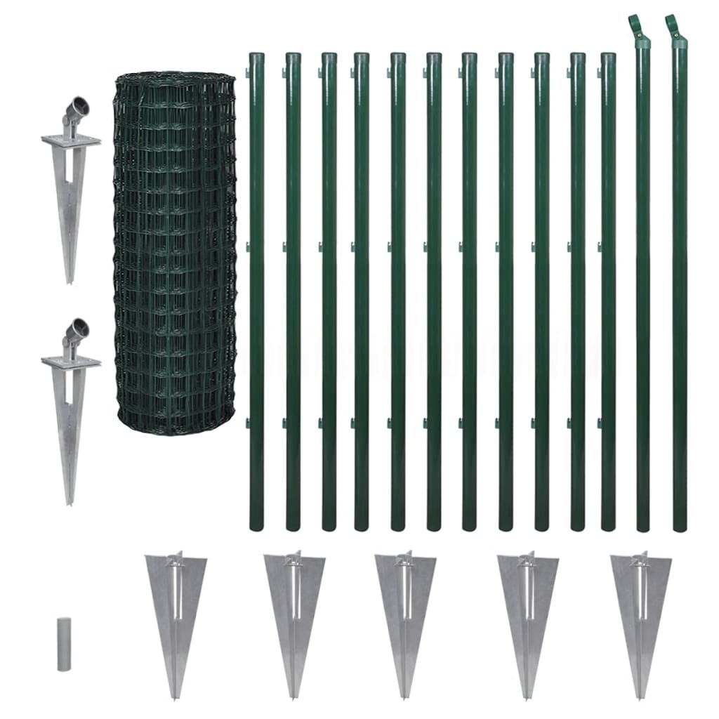 Gitterzaun Zaun Zaunset Gartenzaun Maschendraht 25 X 1,2m