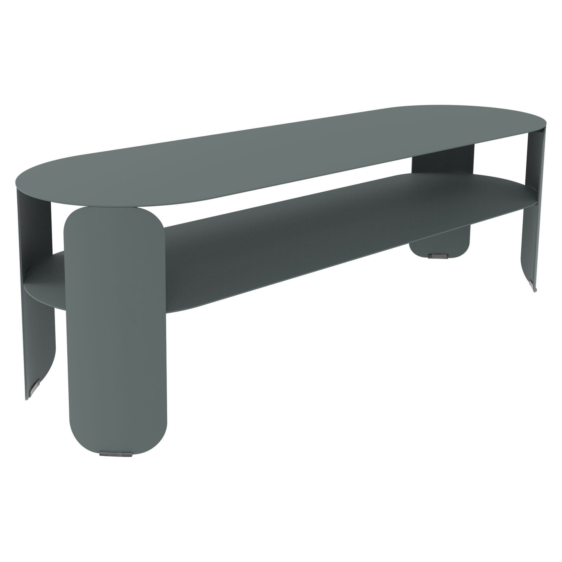 Bebop Beistelltisch Stahl 120cm Gewittergrau Bebop Beistelltisch Stahl 120cm Gewittergrau