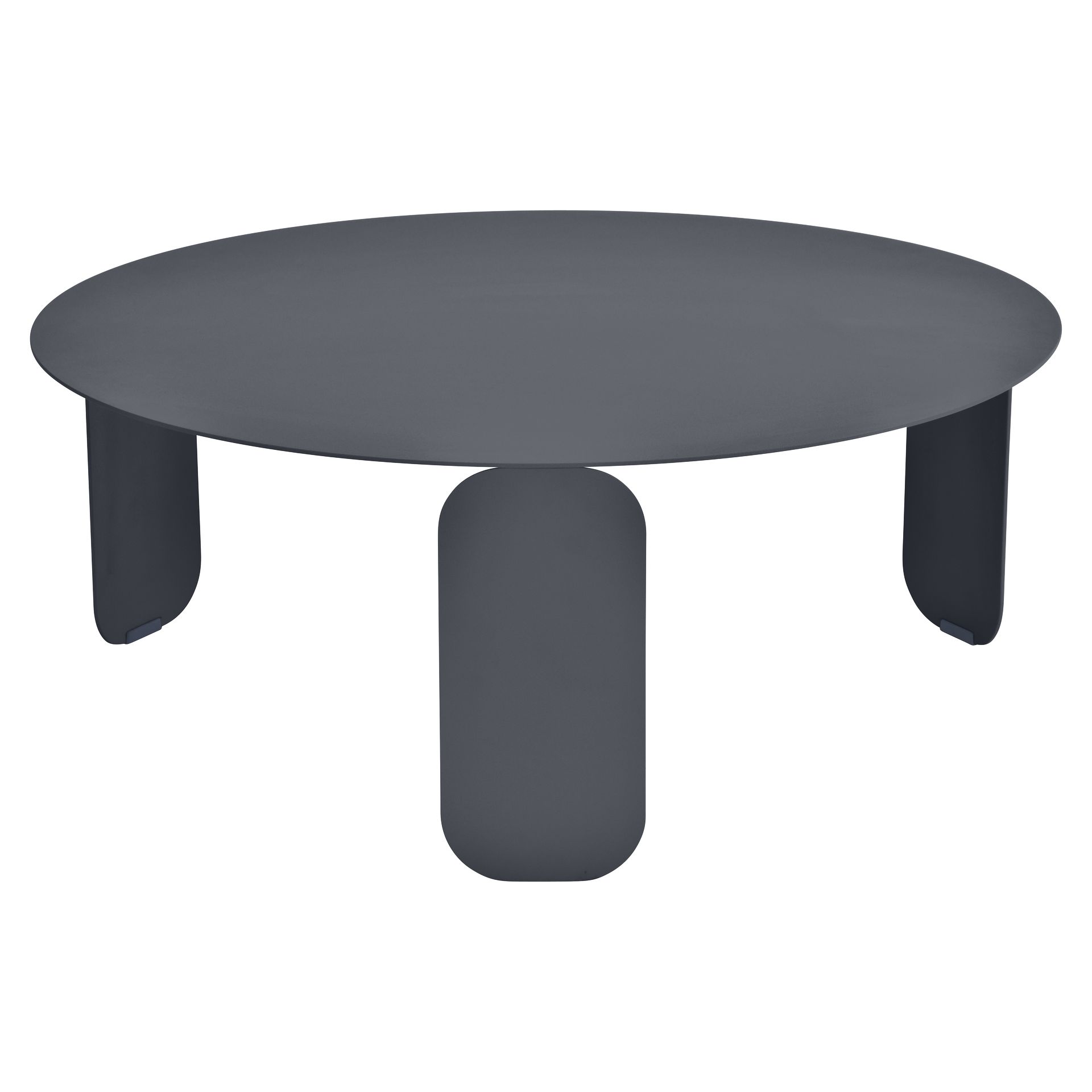 Bebop runder Couchtisch In- und Outdoor Anthrazit Ø 80 cm Höhe 32,5 cm