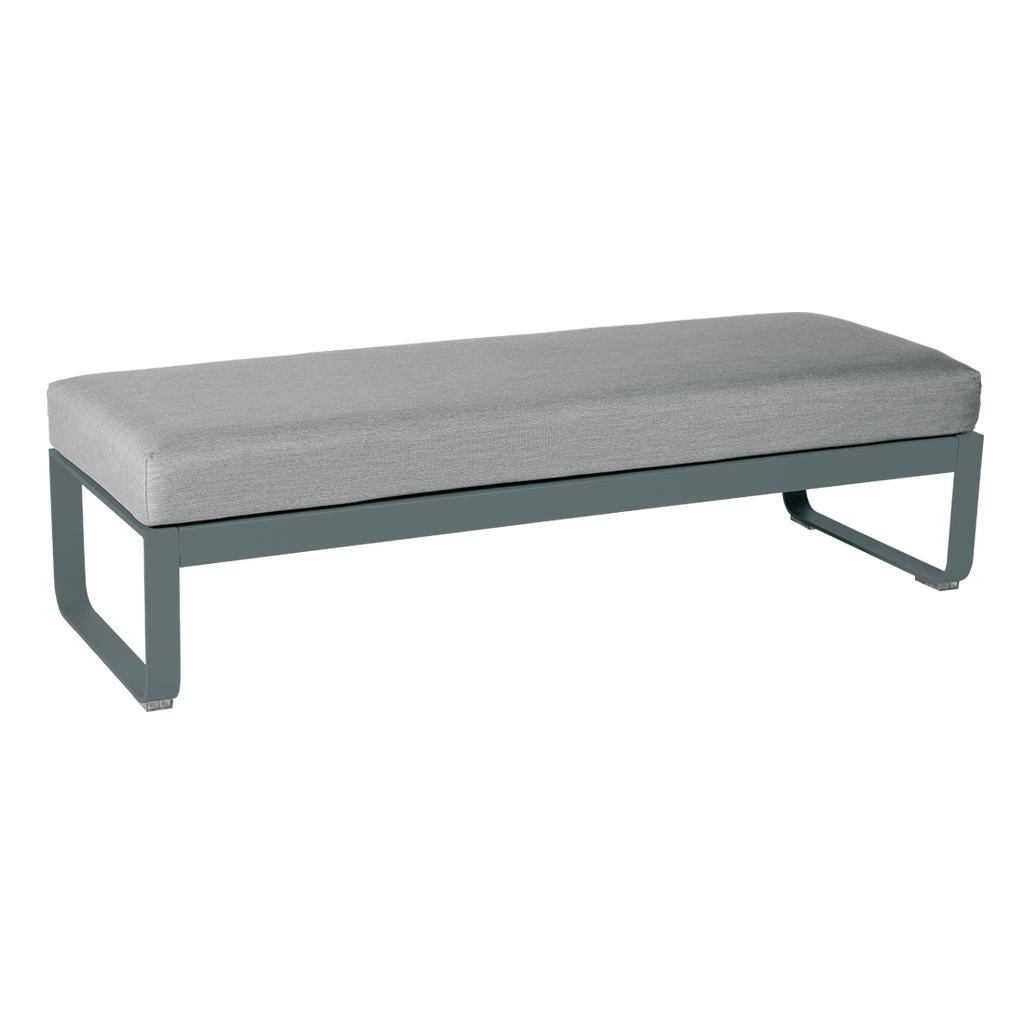 Bellevie 2-Sitzer Polsterhocker 26 Gewittergrau 79 Flanellgrau