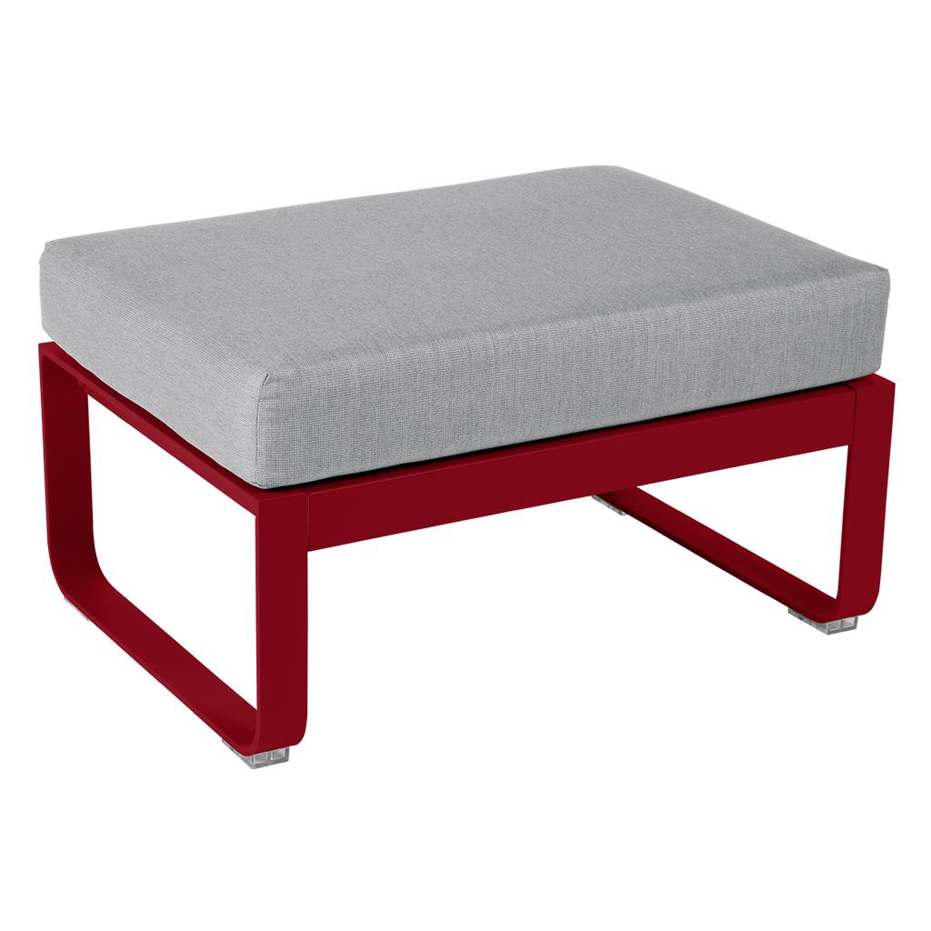 Bellevie 1-Sitzer Hocker 43 Chili 79 Flanellgrau