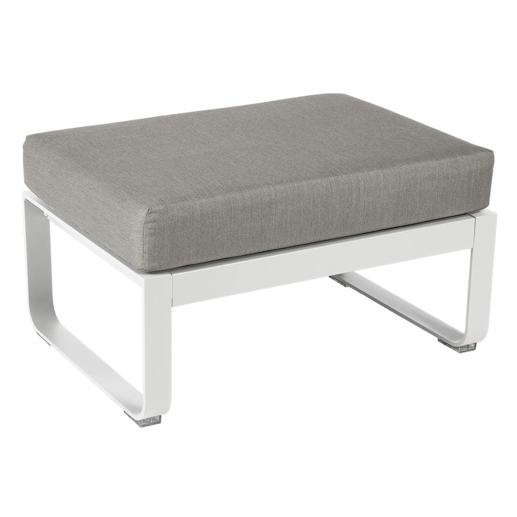Bellevie 1-Sitzer Hocker 01 Baumwollweiß B8 Taupegrau Bellevie 1-Sitzer Hocker 01 Baumwollweiß B8 Taupegrau