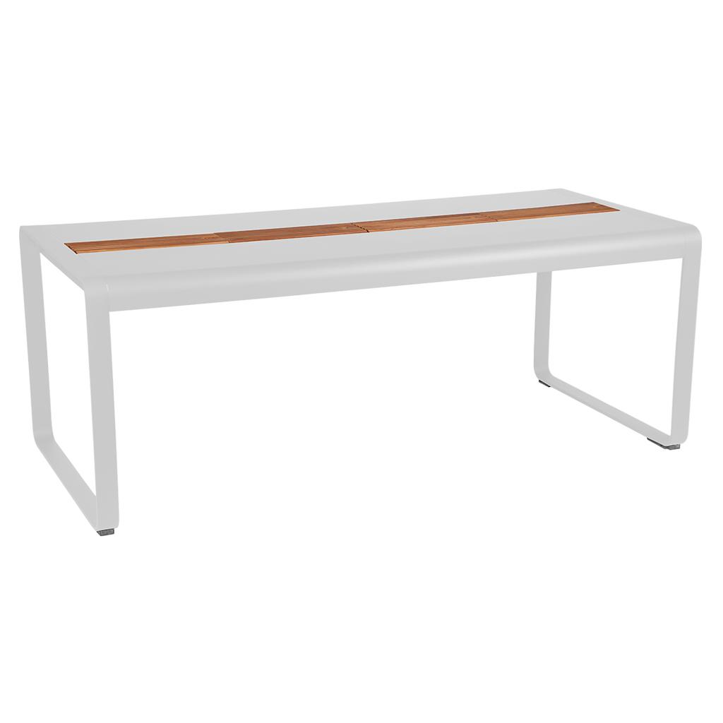 Bellevie Tisch 196 x 90cm mit Aufbewahrung Baumwollweiß