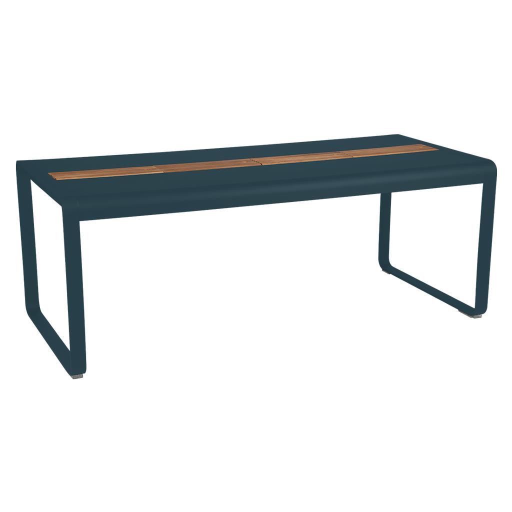 Bellevie Tisch 196 x 90cm mit Aufbewahrung Acapulcoblau