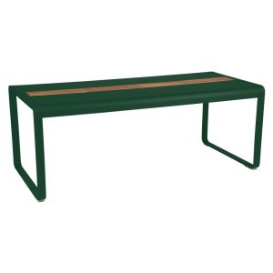 Bellevie Tisch 196 x 90cm mit Aufbewahrung Zederngrün
