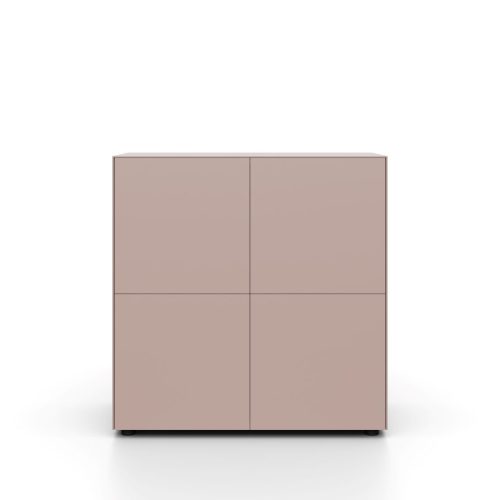 Connect Kommode Viertürer Rose Gleiter