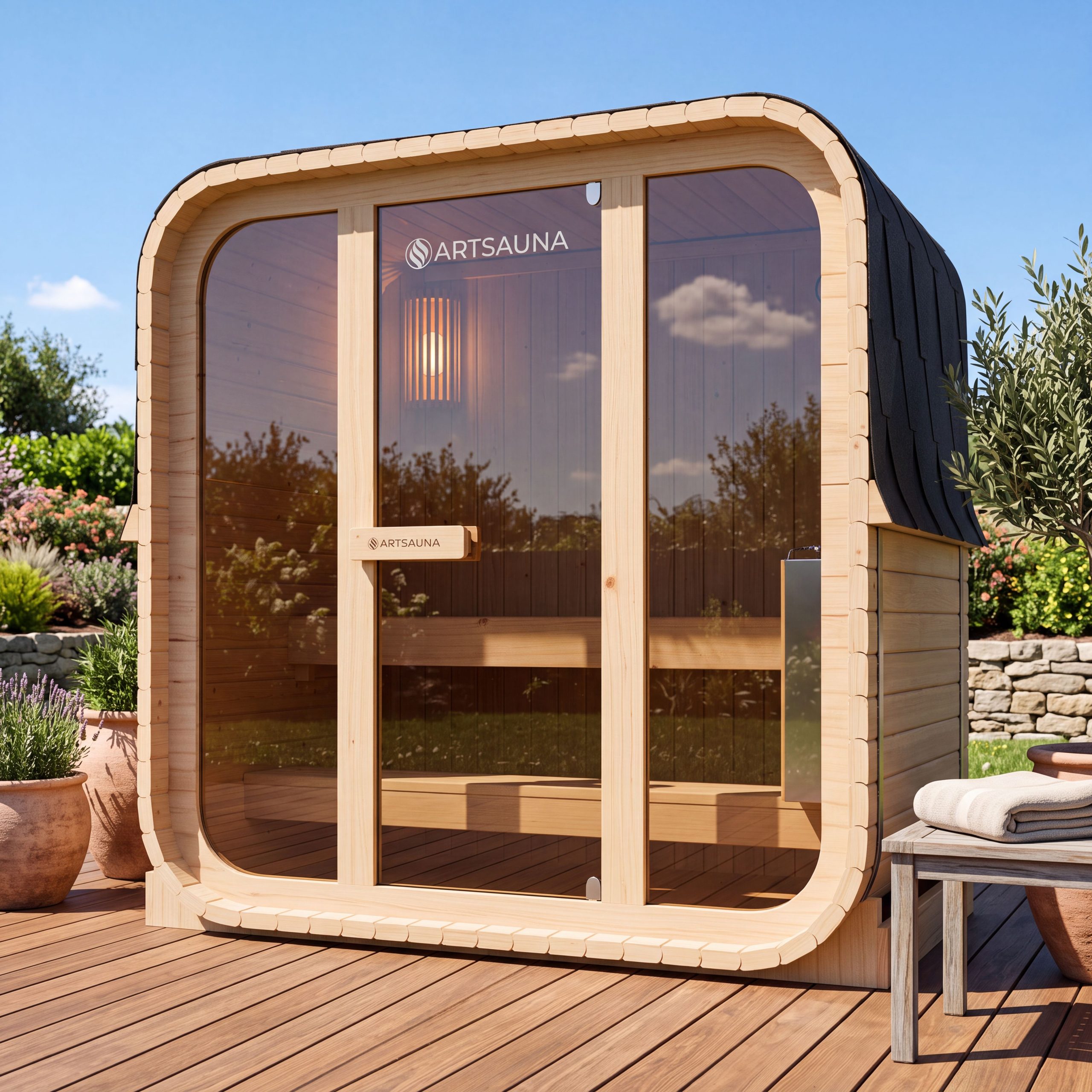 Cube Fasssauna Fjora M