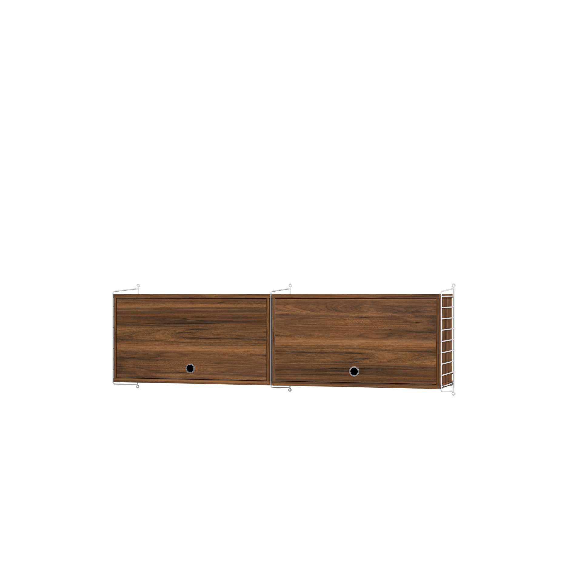 Design Oberschrank Holz Weiß Walnuss - Gallery 1 Design Oberschrank Holz Weiß Walnuss