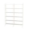 Bücherregal minimalistisch Beige Weiß Bücherregal minimalistisch Beige Weiß