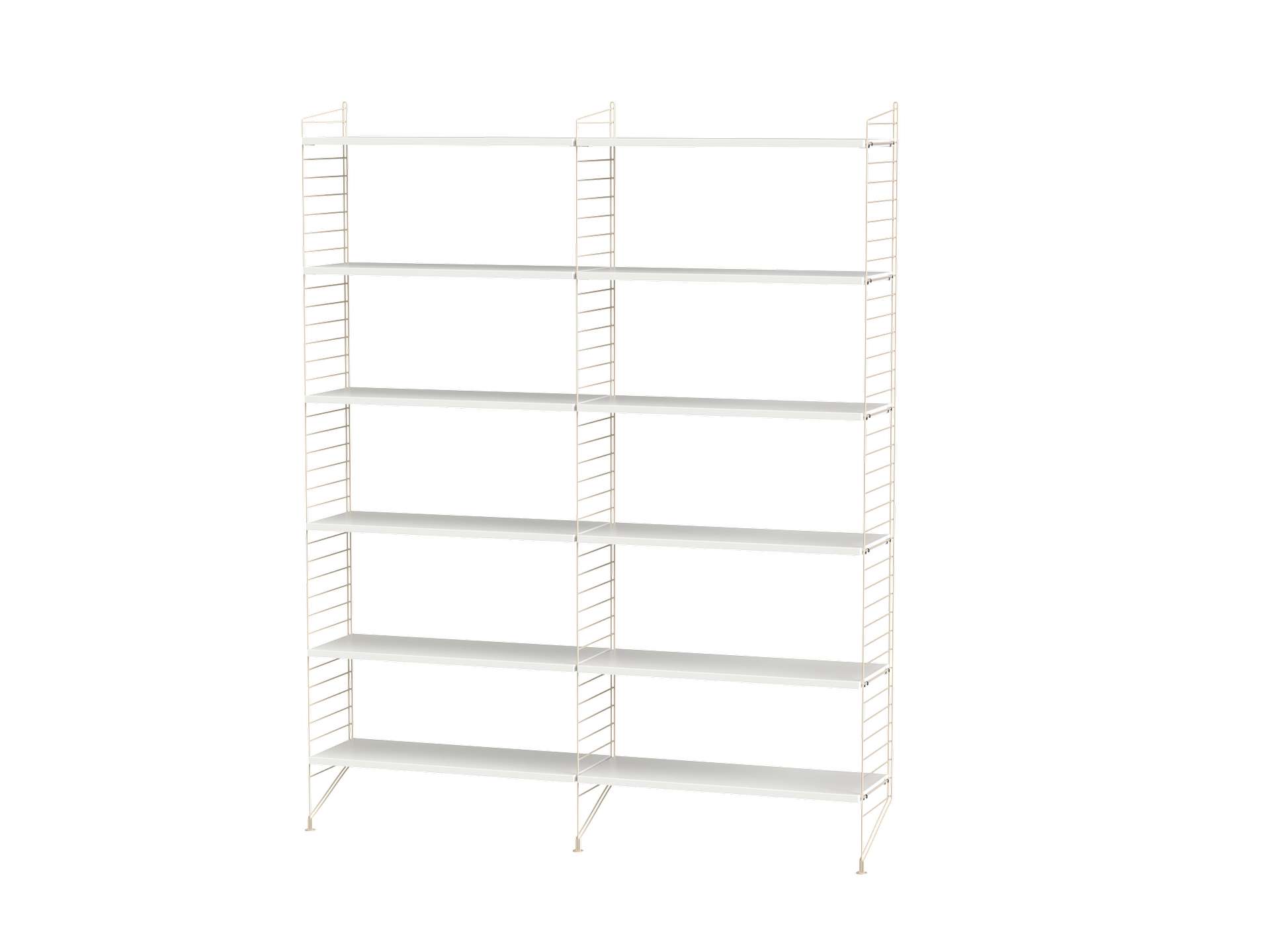 Bücherregal minimalistisch Beige Weiß Bücherregal minimalistisch Beige Weiß
