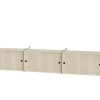 Sideboard wandhängend Schwarz Esche Sideboard wandhängend Schwarz Esche