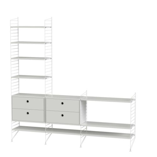 Sideboard Regal Kombination Weiß Weiß