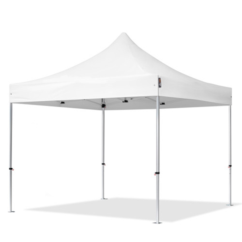 Trade Shop - Gazebo Pieghevole Giardino 3x3x3mttends Telo Bianco Padiglione Marcati Sagre 222715 -