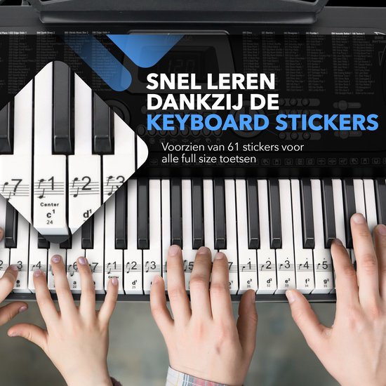 Finesse Keyboard Piano - Ständer & Zubehör - 61 Tasten - Digital Piano - Electric Piano - Kind