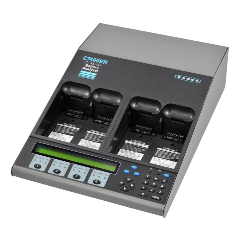 Cadex - C7400ER - Professional Battery Analyzer für Lithium-, Nickel- und Bleiakkus