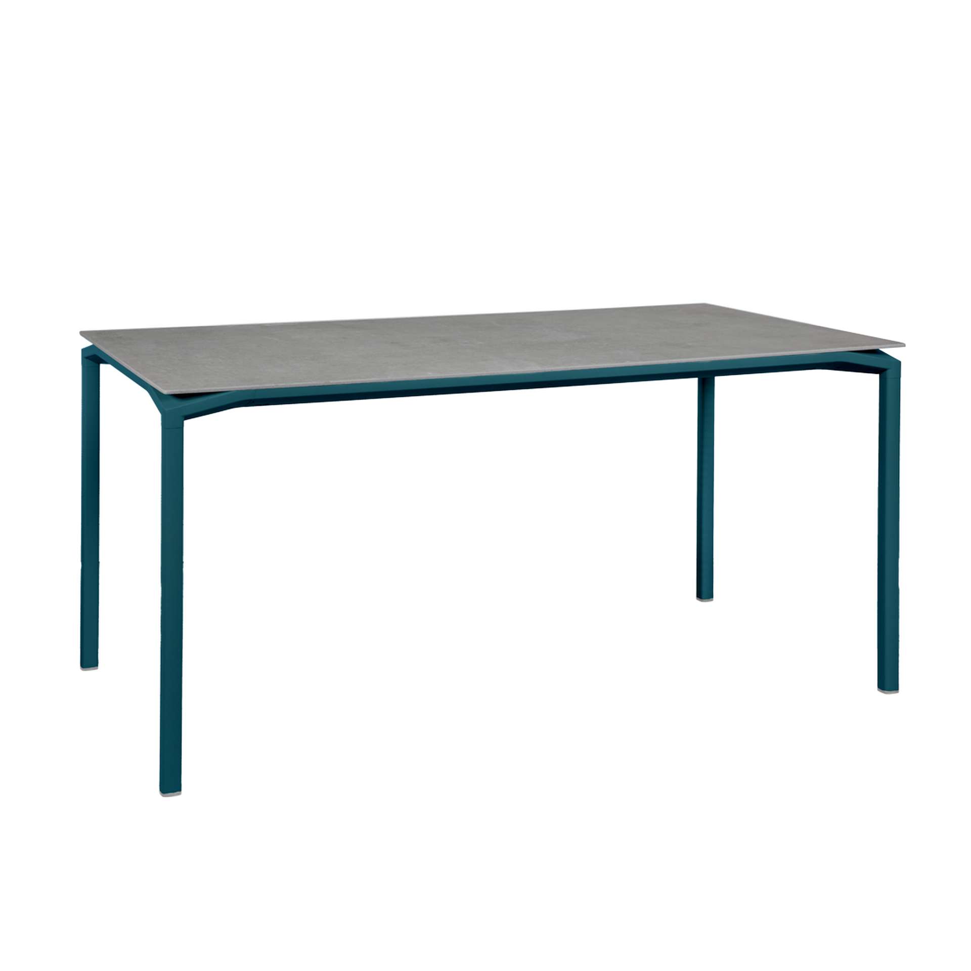 Calvi Outdoor-Gartentisch Mineral Grau-Kreta 160x80 cm mit Dekton® Platte 21 Aca...