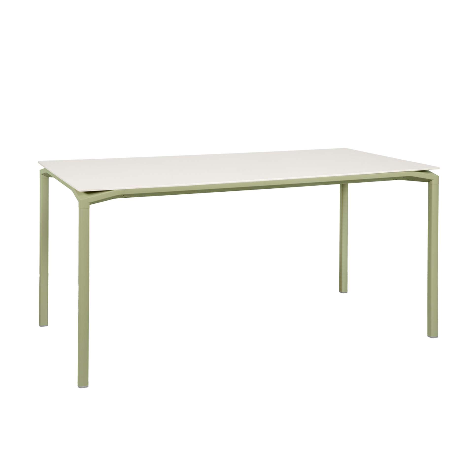 Calvi Tisch Mineral  Weiß-Aeris160x80 cm – Outdoortisch mit Dekton-Platte 65 Lin...