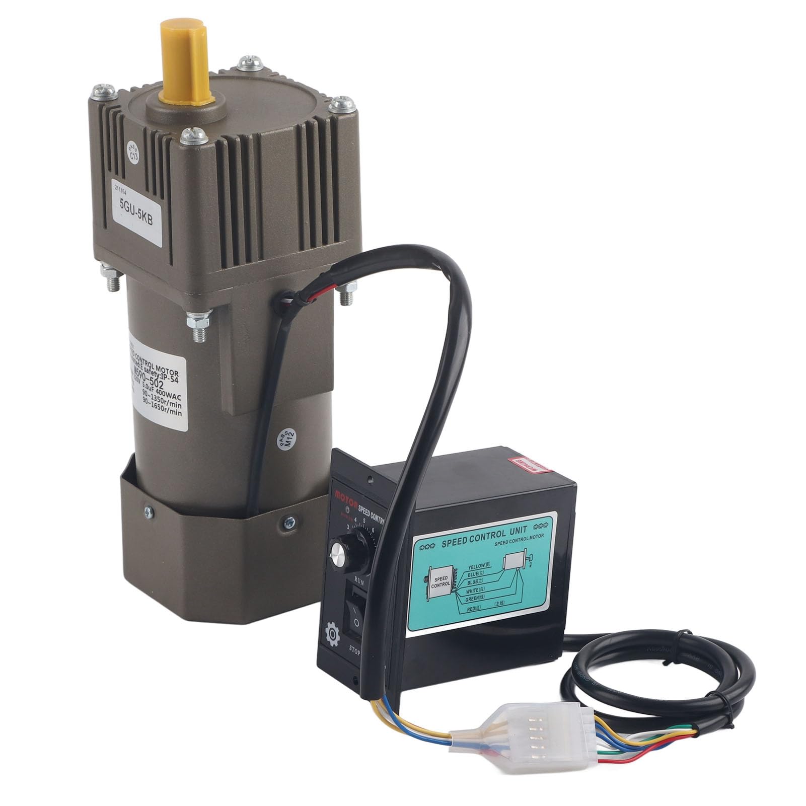 Zoternen - Ac 220v 90w Motor Mit Einstellbarer Drehzahl Stufenlos Regelbarer Frequenzumrichtermotor Mit Getrieberegler Und Halterung (5k) Zoternen - Ac 220v 90w Motor Mit Einstellbarer Drehzahl Stufenlos Regelbarer Frequenzumrichtermotor Mit Getrieberegler Und Halterung (5k)