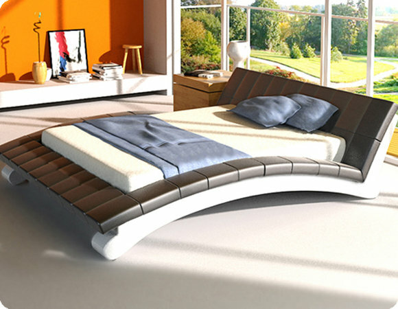 Polsterbett Lederbett Bett Irina 140/160/180x200cm Polsterbett Lederbett Bett Irina 140/160/180x200cm