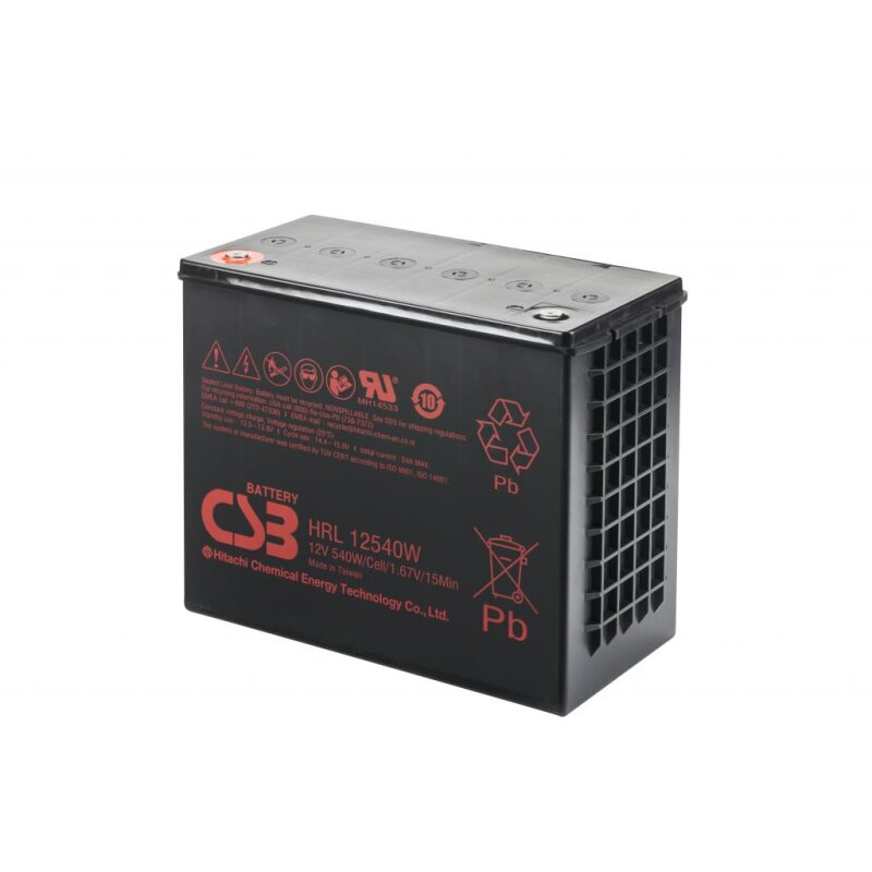 CSB - HRL12540W-FR - 12 Volt 134Ah [C20] Pb - M6 Innengewinde