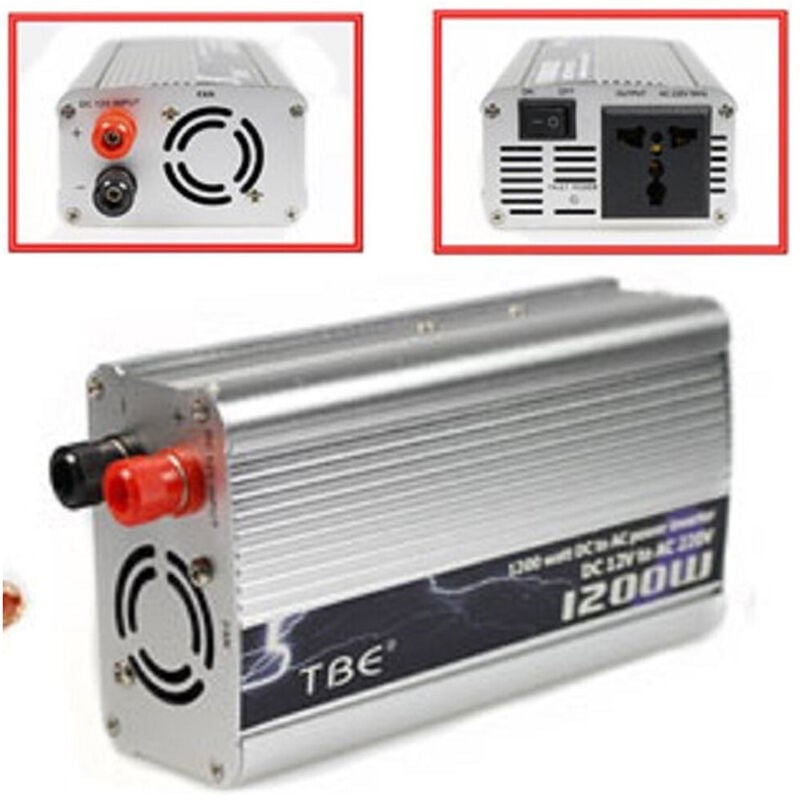 Ymyny – 1200 Watt Effizienter Wechselrichter-transformator Von 12 V Auf 220 V –