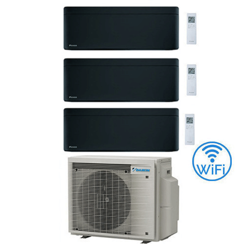 Daikin Stylish Black Wifi Trial Split Inverter Klimaanlage 9000 + 9000 + 12000 Btu Mit Mit Ue 3mxm52a9 Klasse A+++/a+++ Neu 2024 Daikin Stylish Black Wifi Trial Split Inverter Klimaanlage 9000 + 9000 + 12000 Btu Mit Mit Ue 3mxm52a9 Klasse A+++/a+++ Neu 2024