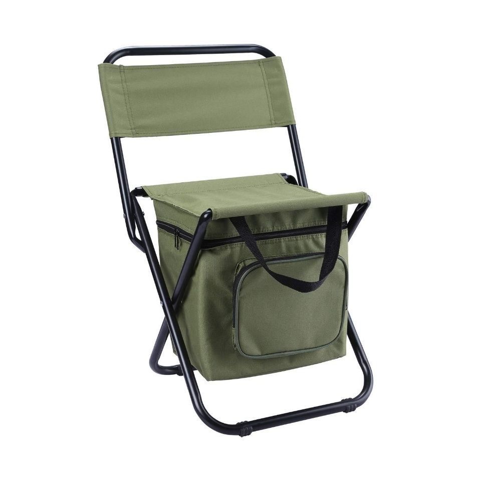Leichter, Klappbarer Campingstuhl Mit Rückenlehne, Tragbarer Hocker Für Freizeit, Angeln, Reisen, Langlebiges Design Für Outdoor-aktivitäten