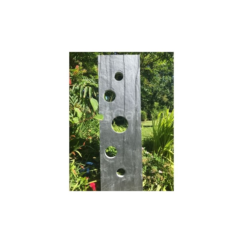 Totem Ardoise 150 Cm - Bulles - Pack De 2 Pièces