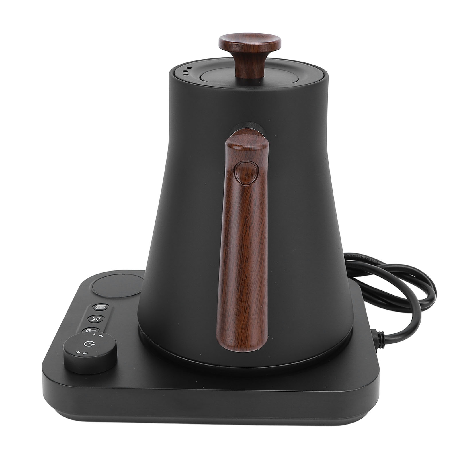 Eosnow Elektrischer Wasserkocher Mit Schwanenhals, 1200 W, Edelstahl 304, Präzise Temperaturregelung, Teekanne Zum Übergießen Von Kaffee Mit Lcd-bildschirm, Timer Für Zuhause, Schwarz, Eu-stecker, 220 Eosnow Elektrischer Wasserkocher Mit Schwanenhals, 1200 W, Edelstahl 304, Präzise Temperaturregelung, Teekanne Zum Übergießen Von Kaffee Mit Lcd-bildschirm, Timer Für Zuhause, Schwarz, Eu-stecker, 220