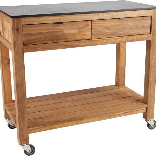 Stern Hilda Sideboard 2 Schubladen 100x50x90 cm Zement hell