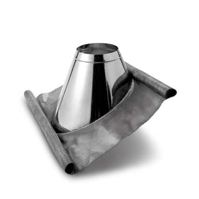 Dachdurchführung mit Bleirand 30°-45° Stutzen 400mm für DN 300mm Dachdurchführung mit Bleirand 30°-45° Stutzen 400mm für DN 300mm