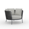 Daisy Rope Maxi Lounge-Sessel dunkelgrau, grau-grigio - Gallery 1 Daisy Rope Maxi Lounge-Sessel dunkelgrau, grau-grigio