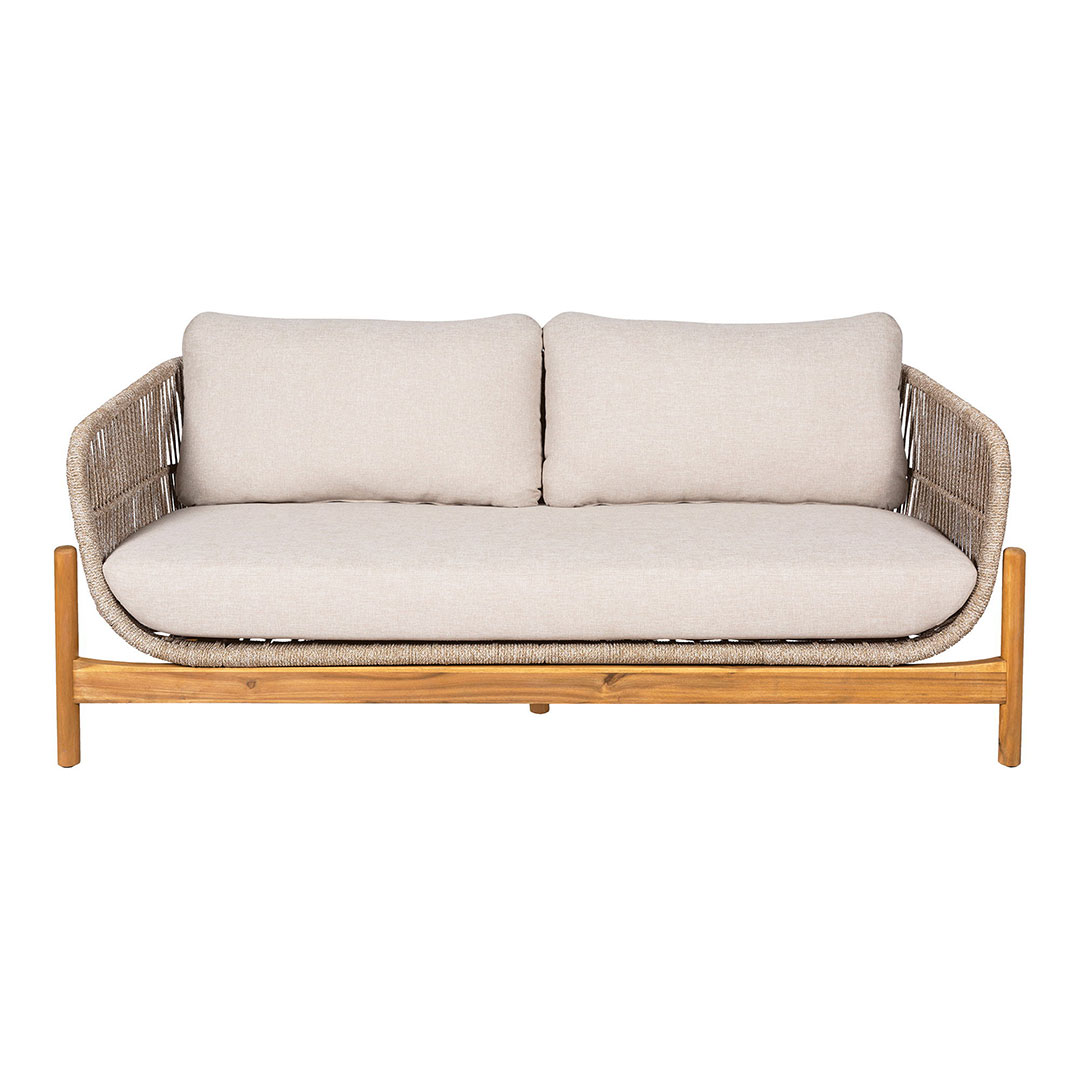 Terracina Gartensofa Inkl. Kissen Braun, Beige. Terracina Gartensofa Inkl. Kissen Braun, Beige.