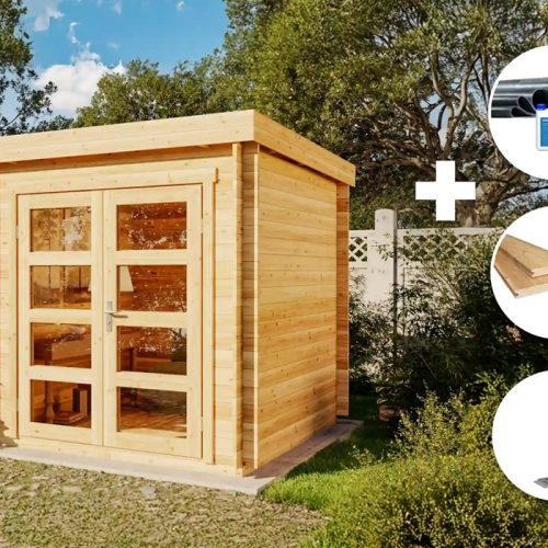 Alpholz Eco Set – Gartenhaus Paloma Petit Gartenhaus Aus Holz, Holzhaus Mit 28 Mm Wandstärke Blockbohlenhaus Alpholz Eco Set – Gartenhaus Paloma Petit Gartenhaus Aus Holz, Holzhaus Mit 28 Mm Wandstärke Blockbohlenhaus