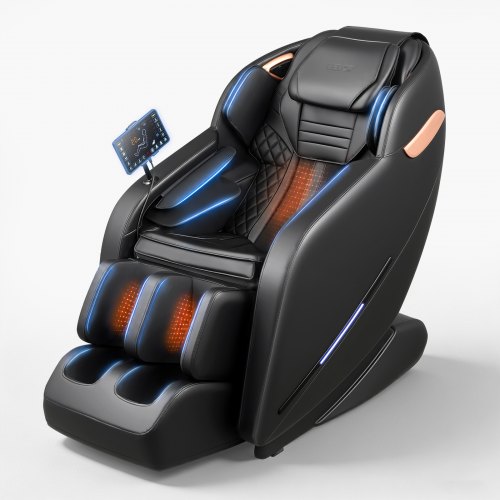 VEVOR Massagesessel, 3D-Zero-Gravity-Relaxsessel mit Ausziehbarer Fußstütze, Automatikprogrammen, Airbags, Heizfunktion für Taille & Beine, Bluetooth-Lautsprecher, Touchscreen für Zuhause & Büro - Gallery 1 VEVOR Massagesessel, 3D-Zero-Gravity-Relaxsessel mit Ausziehbarer Fußstütze, Automatikprogrammen, Airbags, Heizfunktion für Taille & Beine, Bluetooth-Lautsprecher, Touchscreen für Zuhause & Büro