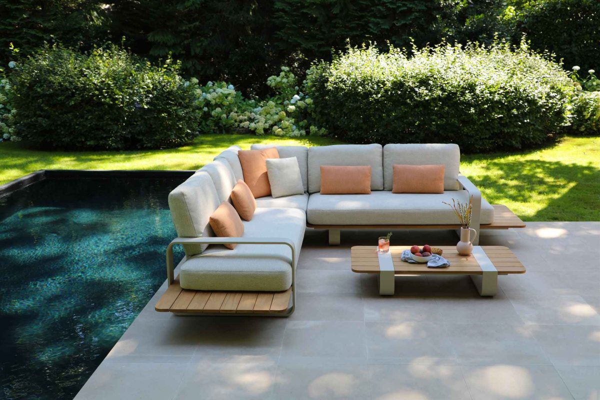 Dox gemütliches Outdoor Lounge Sofa – 2 Sitzer