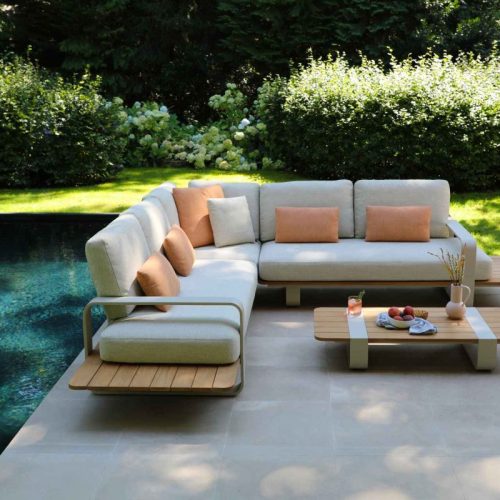 Dox gemütliches Outdoor Lounge Sofa – 2 Sitzer