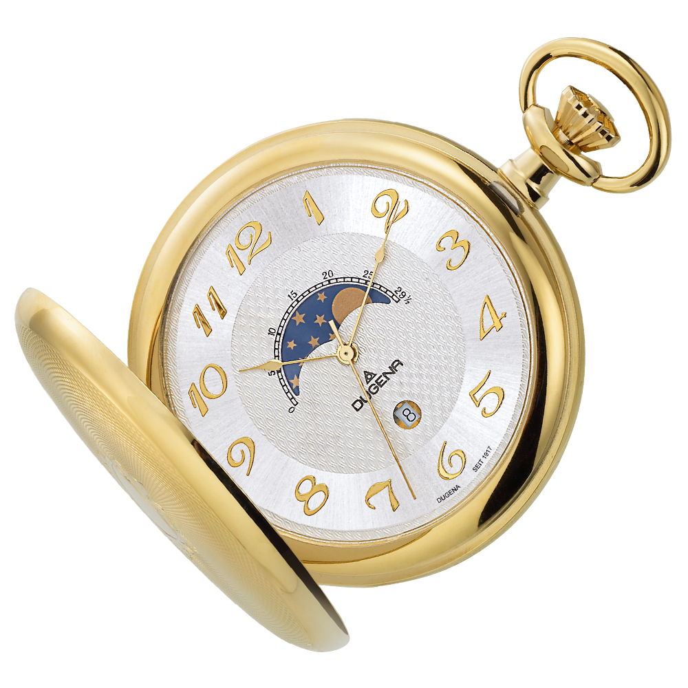 Savonette Taschenuhr Weiß Gold Savonette Taschenuhr Weiß Gold