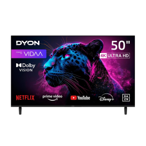 DYON MOVIE SMART 50 VX, 50 Zoll (126 cm), 4K UHD, Smart Portal (Netflix, Prime Video), Bluetooth, Sprachsteuerung, Triple Tuner, CI+ DYON MOVIE SMART 50 VX, 50 Zoll (126 cm), 4K UHD, Smart Portal (Netflix, Prime Video), Bluetooth, Sprachsteuerung, Triple Tuner, CI+