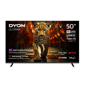 DYON Ultimax 50U-TI, 50 Zoll (126cm), 4K UHD, Samsung TV Plus, Smart & Gaming Hub, Sprachsteuerung, Smart Portal, Triple Tuner, CI+ DYON Ultimax 50U-TI, 50 Zoll (126cm), 4K UHD, Samsung TV Plus, Smart & Gaming Hub, Sprachsteuerung, Smart Portal, Triple Tuner, CI+