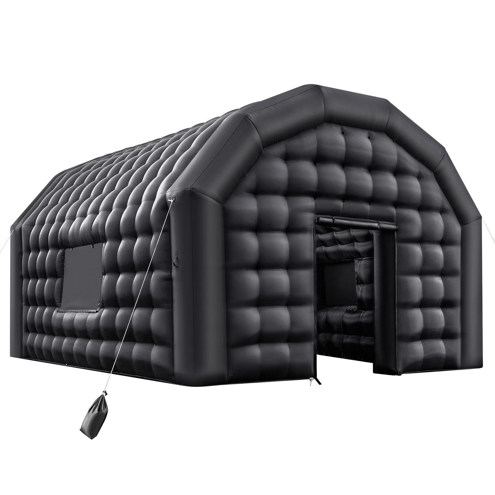 Mophorn Aufblasbares Partyzelt 6x5x3,65 M, Würfelzelt Für Disco, Nachtclub Und Veranstaltungen, Pavillon Hochzeitszelt Mit 680w Gebläse, Sandsack, 2 Fenster, Ideal Für Geburtstage, Schwarz Mophorn Aufblasbares Partyzelt 6x5x3,65 M, Würfelzelt Für Disco, Nachtclub Und Veranstaltungen, Pavillon Hochzeitszelt Mit 680w Gebläse, Sandsack, 2 Fenster, Ideal Für Geburtstage, Schwarz