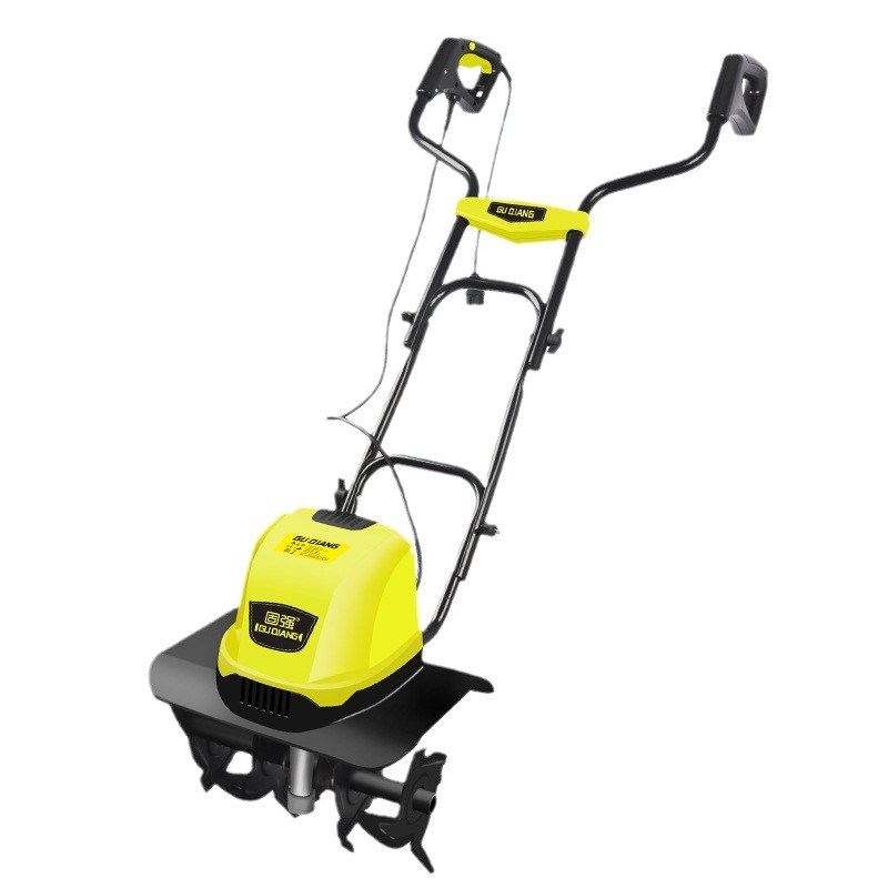 Elektrische Gartenfräse, Kabelloser Bodenkultivator/vertikutierer, 36 Cm Arbeitsbreite, 18 Cm Frästiefe, Doppelgriff, 390 U/min