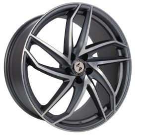Etabeta Heron Anthrazit poliert Felge 8,5x19 - 19 Zoll 5x108 Lochkreis